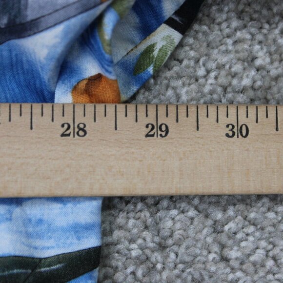 Kalaheo Hawaiian Shirt Mens XL Blue S/S WWII Bombers Fighters Planes Made in USA - Picture 12 of 14